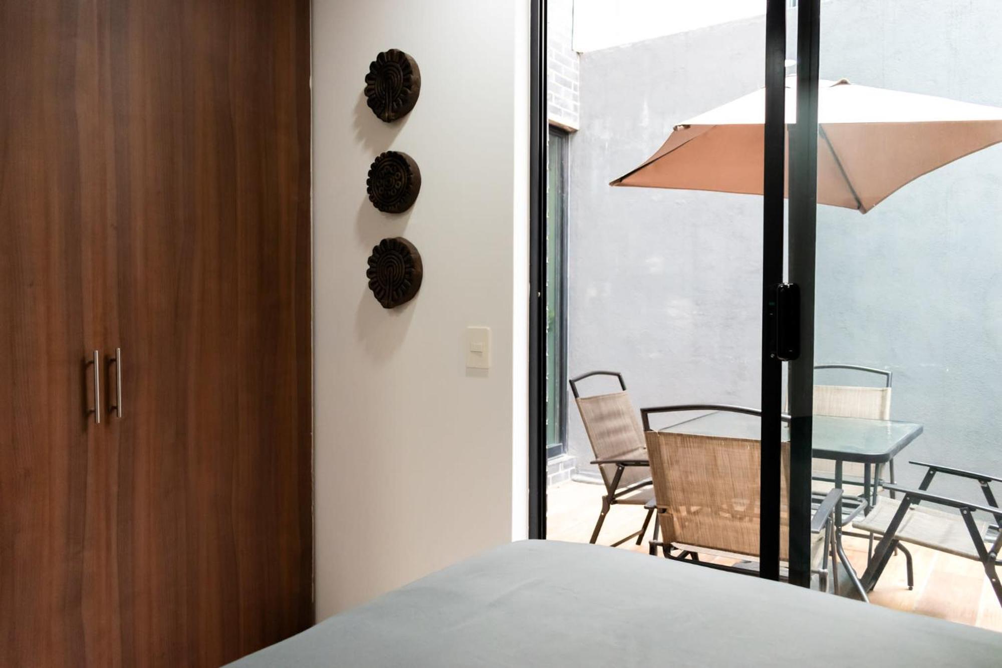 Terraza Departamento Cerca De Santa Fe Kingsize Apartment Mexico City Exterior photo
